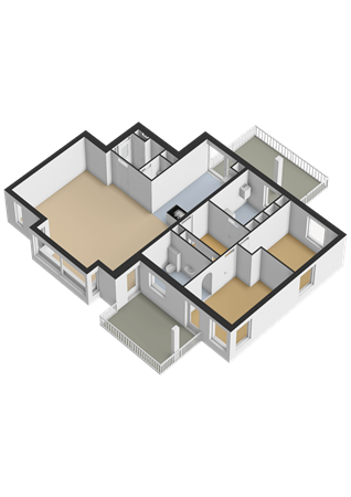 Warmoesstraat 67D, 9076 DM Sint Annaparochie - Eerste verdieping - 3D.png