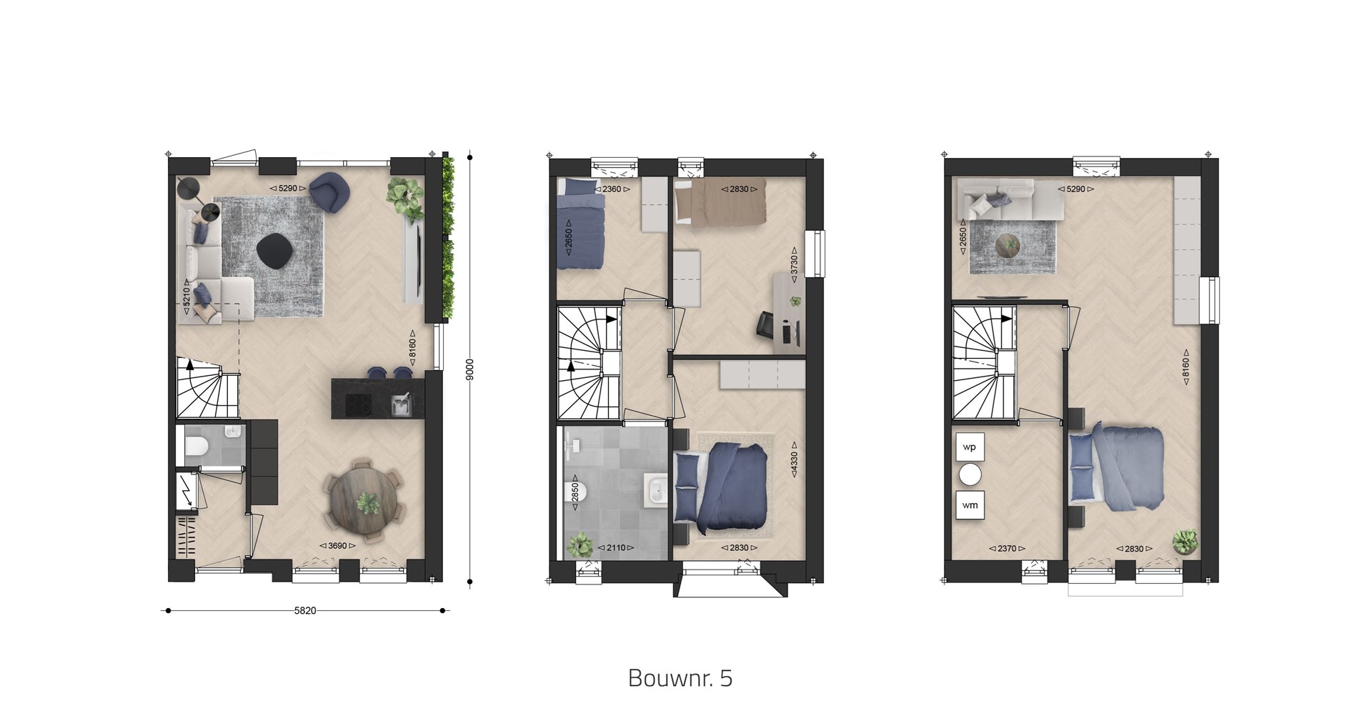Tussenwoning te koop: Fibula Bouwnummer 5, Leeuwarden