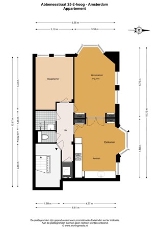 Abbenesstraat 25-2, 1059 TC Amsterdam - 