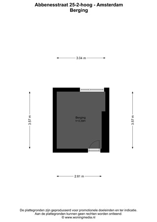 Abbenesstraat 25-2, 1059 TC Amsterdam - 