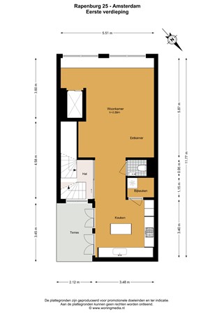 Rapenburg 25, 1011 TT Amsterdam - 