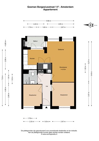 Goeman Borgesiusstraat 1F, 1067 LN Amsterdam - 