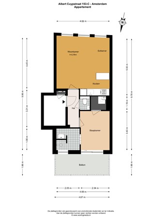 Albert Cuypstraat 153C, 1073 BC Amsterdam - 