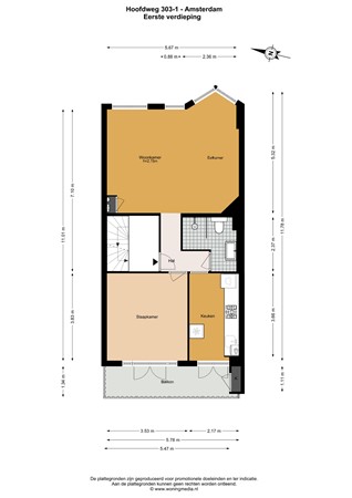Hoofdweg 303-1, 1057 CZ Amsterdam - 