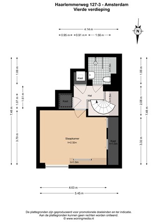 Haarlemmerweg 127-3, 1051 KW Amsterdam - 