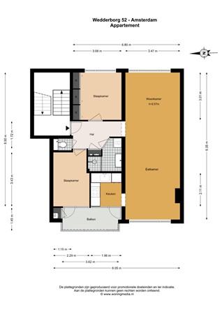 Wedderborg 52, 1082 TB Amsterdam - 
