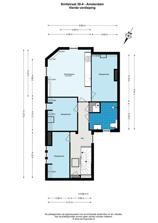 Smitstraat 30-4, 1092 XS Amsterdam - 