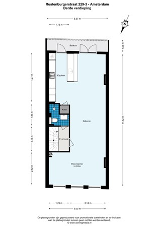 Rustenburgerstraat 229-3, 1073 GA Amsterdam - 