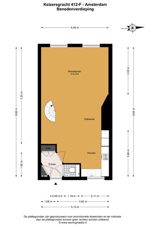 Keizersgracht 412F, 1016 GC Amsterdam - 