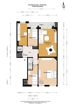 Churchill-laan 36-2, 1078 EG Amsterdam - 