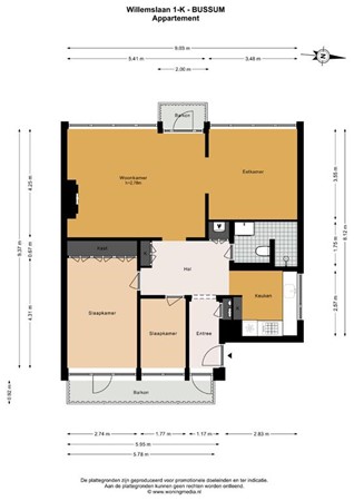 Willemslaan 1K, 1406 LS Bussum - 