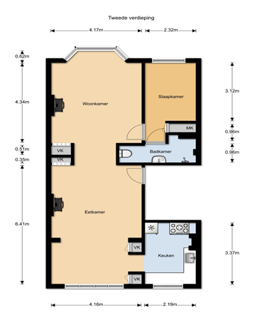 Hoofdweg 34-2, 1058 BD Amsterdam - 