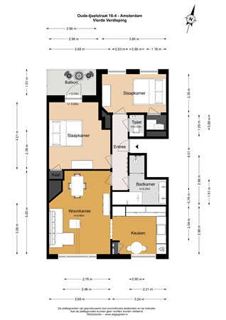 Oude-Ijselstraat 16-4, 1078 CM Amsterdam - 