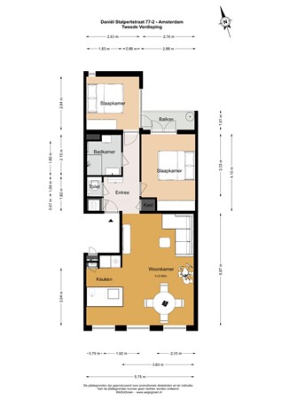 Daniël Stalpertstraat 77-2, 1072 XC Amsterdam - 
