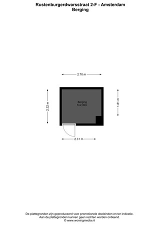 Rustenburgerdwarsstraat 2F, 1074 JJ Amsterdam - 
