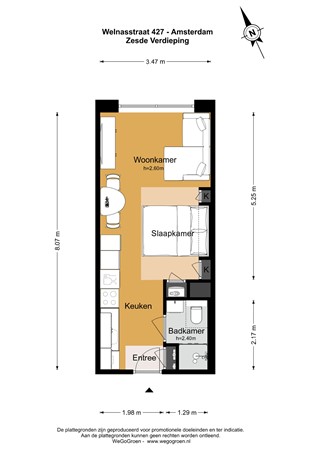 Welnastraat 427, 1096 GJ Amsterdam - 
