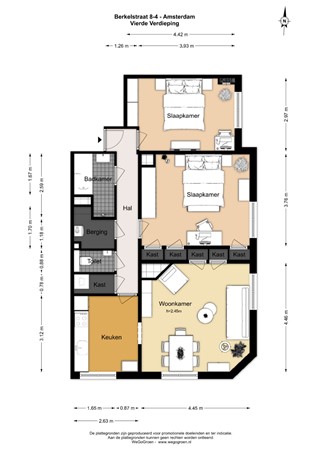 Berkelstraat 8-4, 1078 CW Amsterdam - 