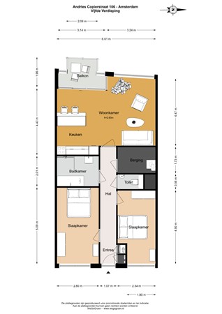 Andries Copierstraat 106, 1061 SE Amsterdam - 