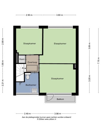 Veldekelaan 11, 6191 CS Beek - 321341_2D_Eerste_verdieping_Veldekelaan_11_Beek.jpg