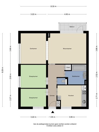 Margrietstraat 33, 6191 XD Beek - 417094_2D_Appartement_Margrietstraat_33_Beek_01.jpg