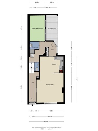 St.Paulusstraat 10, 6463 ET Kerkrade - 365232_2D_Begane_grond_Sint_Paulusstraat_10_Kerkrade_01.jpg