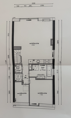 Marnixstraat 388E, 1017 PL Amsterdam - Plattegrond.jpg