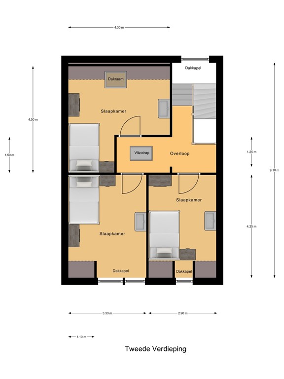 mediumsize floorplan