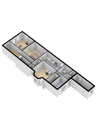 Burg. Slanghenstraat 11, 6433 AR Hoensbroek - 3D_Begane_Grond.jpg