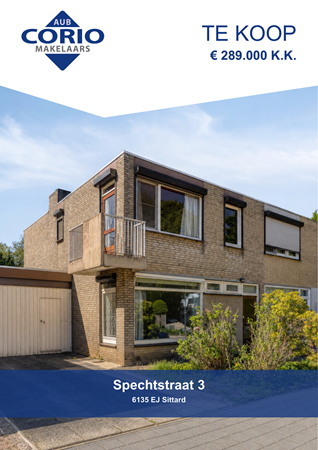 Brochure preview - Spechtstraat 3, 6135 EJ SITTARD (1)