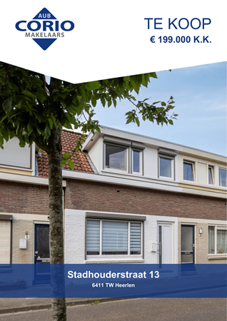 Brochure preview - Stadhouderstraat 13, 6411 TW HEERLEN (1)