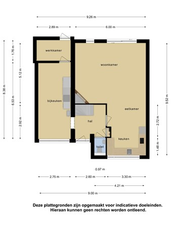 Plattegrond - Binnenkant 13, 8256 BG Biddinghuizen - Begane grond