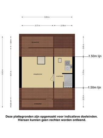 Plattegrond - Spaarne 8, 8303 DN Emmeloord - Tweede verdieping