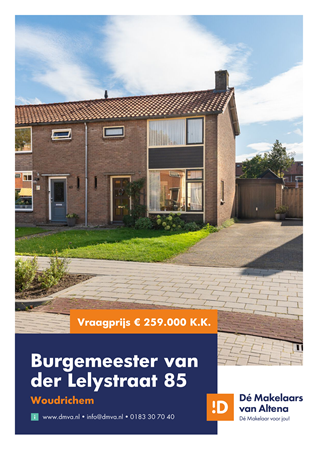 Brochure preview - Brochure Burgemeester van der Lelystraat 85 Woudrichem.pdf