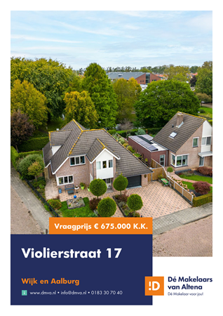 Brochure preview - Brochure Violierstraat 17 Wijk en Aalburg.pdf