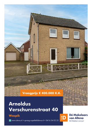 Brochure preview - Arnoldus Verschurenstraat 40, 5165 AS WASPIK (1)