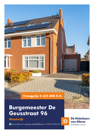 Brochure preview - Burgemeester De Geusstraat 96, 5146 EB WAALWIJK (1)