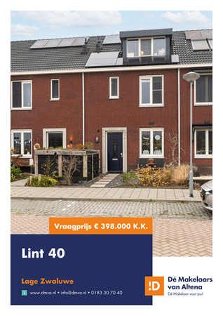 Brochure preview - Brochure Lint 40 Lage Zwaluwe.pdf