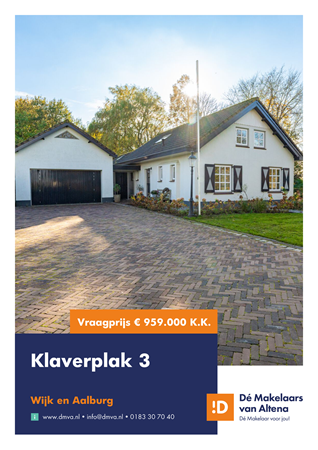 Brochure preview - Brochure Klaverplak 3 Wijk en Aalburg.pdf