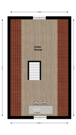 Klaverplak 3, 4261 TE Wijk en Aalburg - Plattegrond Klaverplak 3 Wijk en Aalburg Verdieping Zolder.jpg