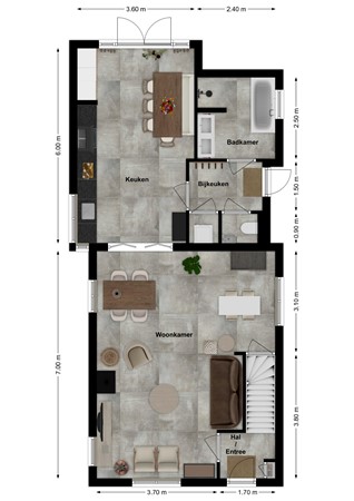 Emmastraat 23, 4175 EG Haaften - Plattegrond Emmastraat 23 Haaften Begane grond.jpg