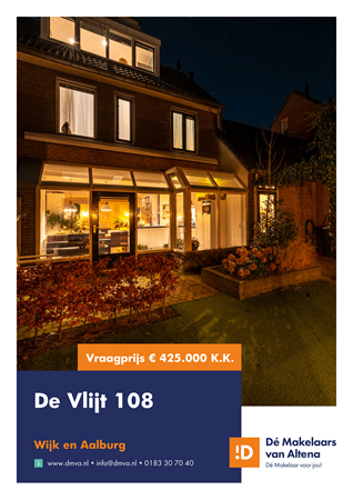 Brochure preview - Brochure De Vlijt 108 Wijk en Aalburg.pdf