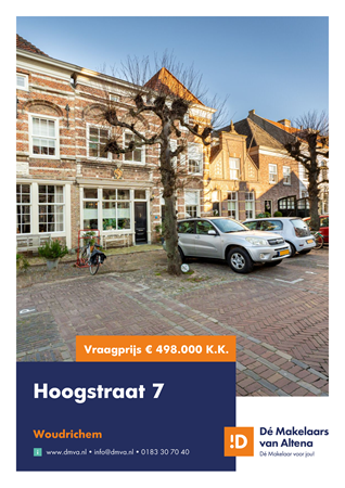 Brochure preview - Brochure Hoogstraat 7 Woudrichem.pdf