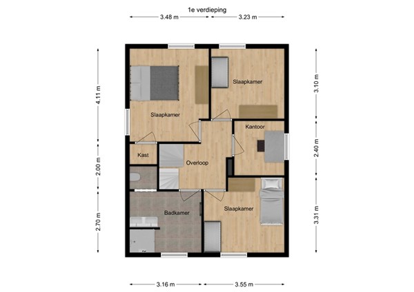 Patrijs 9, 5161 SL Sprang-Capelle - 2 - Plattegrond EV.jpg