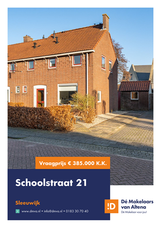 Brochure preview - Brochure Schoolstraat 21 Sleeuwijk.pdf