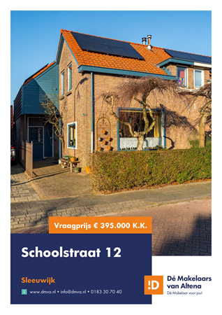 Brochure preview - Brochure Schoolstraat 12 Sleeuwijk.pdf