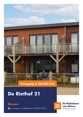Brochure preview - Brochure DE Riethof 21 Giessen.pdf