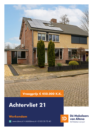 Brochure preview - Brochure Achtervliet 21 Werkendam.pdf