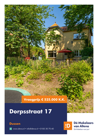 Brochure preview - Brochure Dorpsstraat 17 Dussen.pdf