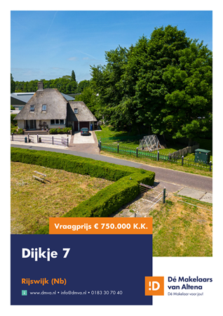 Brochure preview - Brochure Dijkje 7 Rijswijk NB.pdf