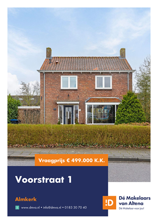 Brochure preview - Brochure Voorstraat 1 Almkerk.pdf